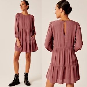 Abercrombie & Fitch Mauve Mini Dress
